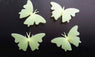 3D PVC Butterfly Color Glow In The Dark Luminous Fluorescent Sticker