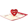 Handmade 3D Pop Up Love Heart Creative Greeting Cards (Love Heart)