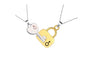 Trendy Lock And Key Set Fashion Pendant Necklace