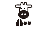 Cartoon Cow Light Switch Sticker Animal Children Bedroom Wall Decal