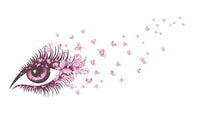 Charming Fairy Girl Eye Wall Sticker