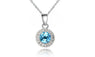 Austrian Crystal Queen Moon Pendant Necklace
