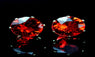 Rhinestone Crystal Round Red Stud Earring