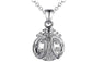 Designing Rolo Chain Round Shape Pendant Necklace