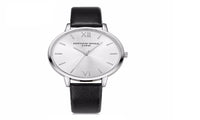 Ladies Dress Clock Luxury Women Sliver Wrist Watch - sparklingselections