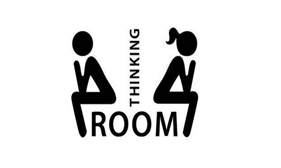 Removable Thinking Room Indication Mark Sticker – sparklingselections