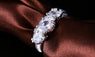 Exquisite Silver Plated Transparent Zircon Ring