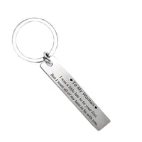 I was a Little Late to be Your First Valentine's Day Gift for Her Keychain - sparklingselections