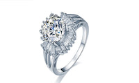 Princess 2.5 Carat Zircon Anillo Engagement Wedding Ring