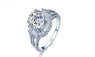 Princess 2.5 Carat Zircon Anillo Engagement Wedding Ring