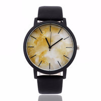 New Marble Style Leather Loves Quartz Wrist Watch Women's Watch Gift