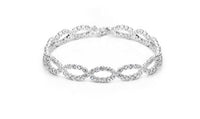 Bridal Bridesmaid Charm Engagement Beads Bangle Bracelet