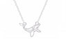 Cute Whale Cut Out Shaped Pendant Necklace