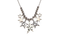 Star Tibetan Silver Pendant Necklace Women Fashion Jewelry 55Cm - sparklingselections