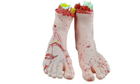 Halloween Horror Props Bloody Foot - sparklingselections