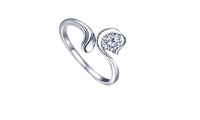 Zodiac Star Silver Plated Ring - sparklingselections