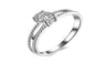 Designing Round Shape Crystal Silver Women Rings