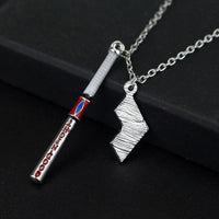 Baseball Bat Pendant Necklace - sparklingselections