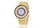 Fashionable Stainless Steel Luxury Rhinestone Watch For Women - sparklingselections
