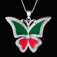 Exquisite Butterfly Pendant Vintage Necklace - sparklingselections