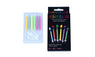 6Pcs Colored Birthday Cake Candles Safe Flames Party Festivals