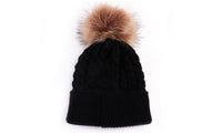 New Edition Stylish Warm Knitting Wool High Quality kids Black Hat - sparklingselections