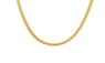 Gold Color 6mm Wide Size Men's Snake Necklace
