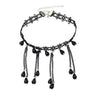 Lace Tattoo Choker Leather Chain Pendant Necklace