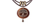 Tree Design Wooden Pendant Long Necklace For Women