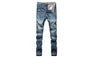 Casual high quality Retro Teenage Slim Straight Men Jeans