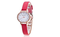 Luxury Fashion Vintage Date Pu Leather Watch For Women - sparklingselections