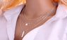 3 Layer Chain Pendant Necklaces For Women