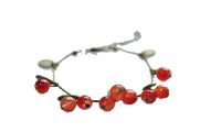 Red Cherry Beautiful Charm Bracelet Bangle For Women - sparklingselections