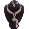 New Fashion Element Gold Color Hollow Flower Bead Jewelry Set
