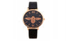 Printing Bee Wristwatch Luxury Brand With Leather Clock