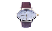 Women Leather Elegant Wristwatch - sparklingselections