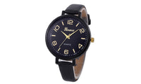 Women's Small Faux Leather Analog Wrist Watch - sparklingselections