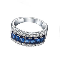 New Sterling Silver Women's AAA High Quality Zircon Ring - sparklingselections