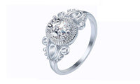 New Couple Wedding Ring Jewelry Silver Fashion Rings Set For Women - sparklingselections