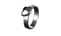 Lovely Heart Shinning Stainless Steel Ring For Women (7)