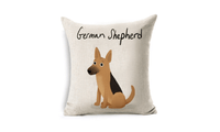 Creative Fashion Style Lovely Dog Home Decor Cushion Cover  - sparklingselections