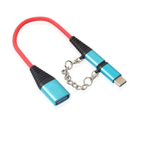 Digital 2 in 1 Type Micro USB 2.0 OTG Adapter Cable Wire - sparklingselections