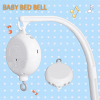 Newborn Battery-operated 35 Songs Rotary Baby Crib Bed Bell Toys Music Box - sparklingselections