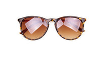 New Stylish Coating Designer Leopard Color Round Sunglasses Acrylic Eyewear Sun Glasses