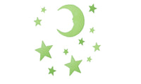 Luminous Stars Moon Fluorescent Decorative Wall Stickers