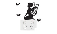 Butterflies Beautiful Vinyl Switch Wall Decal