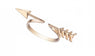 Gold Plated Arrow Finger Rings For Women (Adjustable)