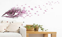 Charming Fairy Girl Eye Wall Sticker