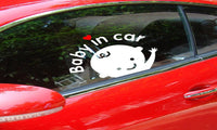 Carefully Baby In Car Moral Sticker for Cars 