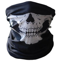 Halloween Half face Scary Skull Festive Scarf Ghost Neck Masks - sparklingselections